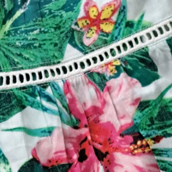 2 For $5 Sale GB Girls Green And Pink Floral Sundress  Size Small - Picture 6 of 10